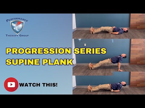 Watch These Simple Supine Plank Exercises You Can Do At Home