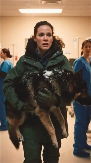 Cold Night, Warm Heart: Save a German Shepherd Dog in the Middle of a Freezing Winter Night. #animal