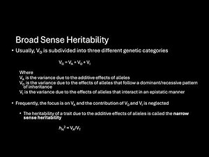 Heritability calculation basics
