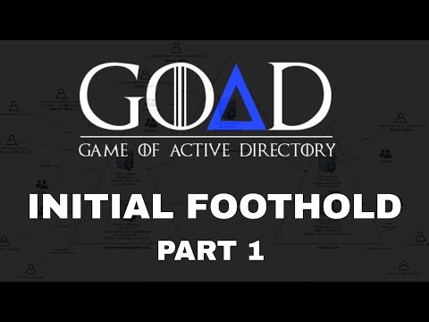 GAME OF ACTIVE DIRECTORY (GOAD) - INITIAL FOOTHOLD
