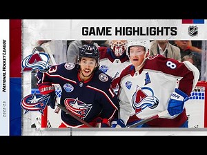 Avalanche @ Blue Jackets 11/5 | NHL Global Series 2022