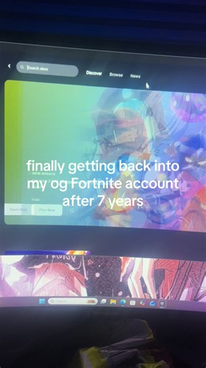Returning to my OG Fortnite account after 7 years