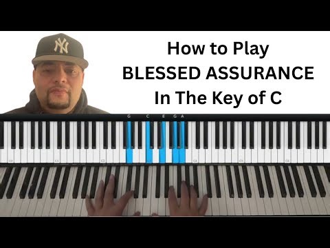 BLESSED ASSURANCE - EASY Piano Tutorial