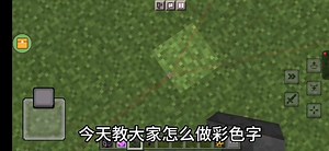 我的世界颜色符号