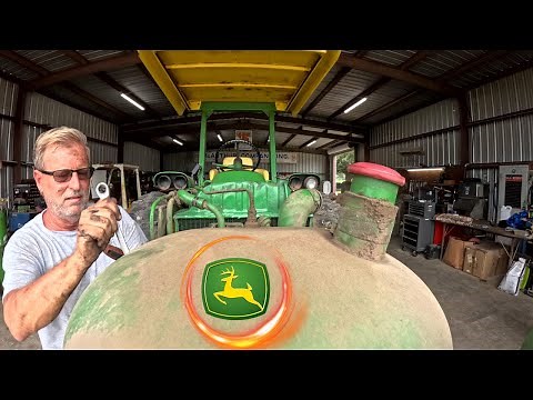 Working On The Oldest Deere On The Farm