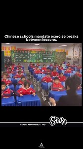 Chinese schools mandate short exercise breaks between lessons, typically in the form of radio calisthenics (广播体操), a decades-old practice aimed at improving student health and focus. These synchronized exercises, performed to music, help combat sedentary lifestyles and reduce eye strain. Many schools hold these sessions in the morning and afternoon, reinforcing the importance of physical activity in academic settings. This structured approach aligns with China’s broader public health goals and i
