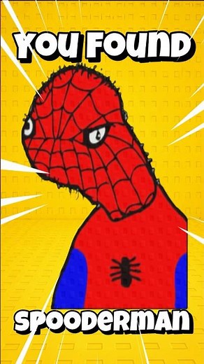 How to get Spooderman🕸️🫣Find the Memes😉Roblox🤞