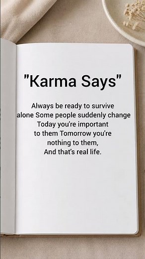 Karma Says: What Goes Around Comes Around | Powerful Life Quotes & Motivation