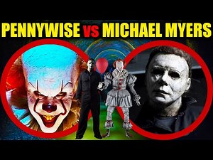 PENNYWISE vs MICHAEL MYERS at THE IT SEWER TUNNELS! (Stromedy got possessed)