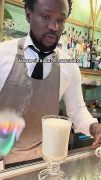 For baristas and customers, watch how to make a latte macchiato