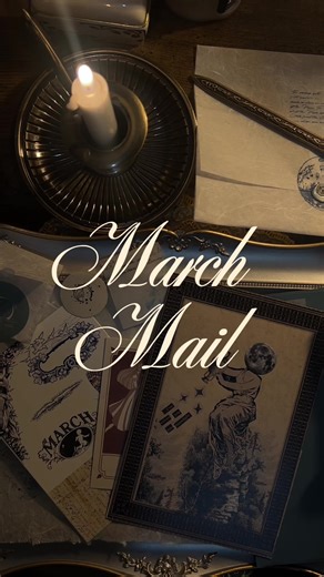 for the price of one coffee and free worldwide shipping, here is everything you get in march's edition of a poet's diary mail club 🌙✨ #creatorsearchinsights #stationery #snailmail #mailclub #snailmailclub stationery journaling