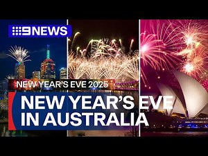 Australia celebrates New Year’s Eve 2025 | 9 News Australia