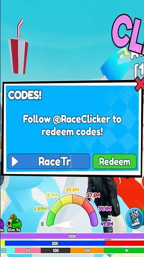 *NEW* CODES FOR RACE CLICKER ROBLOX IN JAN 2026