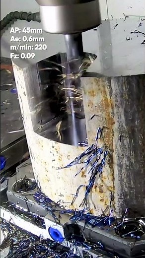 Trochoidal Milling Machining #machining #cncmachine #milling #cnc