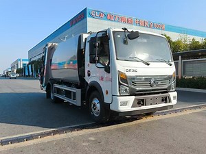 [Hot Item] Front-Loading 9t Garbage Truck - Hydraulic Lift and Compaction System