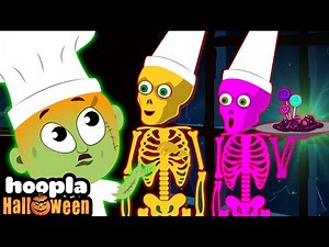 Skeleton Family At Dinner Party | Spooky Skeleton Song | Hoopla Halloween