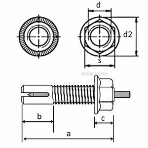 Fastenerdata - Molabolt Peg Anchor Blind Fastener - Fastener Specifications
