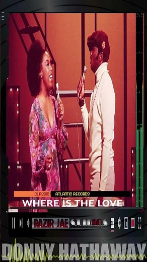Donny Hathaway "Where is The Love" with Roberta Flack (70s Classic Soul Duet) #shorts