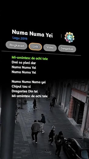 Lirik lagu Numa Numa Yei sekilas mirip lagu my life is a party #nostalgia