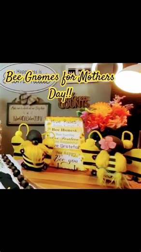 Bee Gnomes for Mother’s Day!! Collect your supplies now!! So fun you’ll want to make a few!!