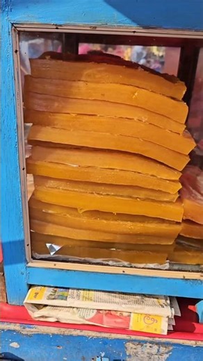This Mango Fruit Leather Shop's Secret Signature Recipe EXPOSED! #streetfoodindia #mangorecipe #yt
