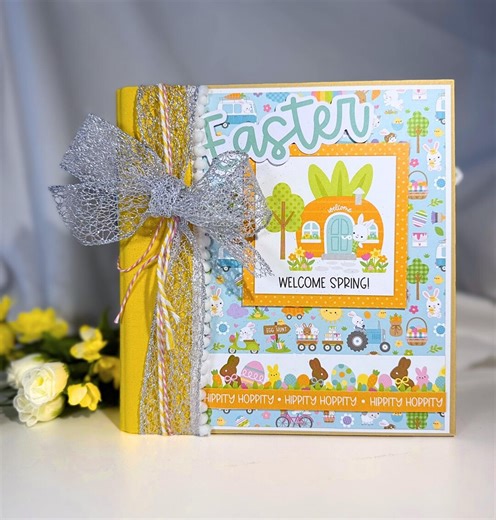 Handmade Easter Mini Album | Spring Photo Album | Easter Memory Book | Easter Gift | Spring Memories Album | Easter Keepsake - Etsy
