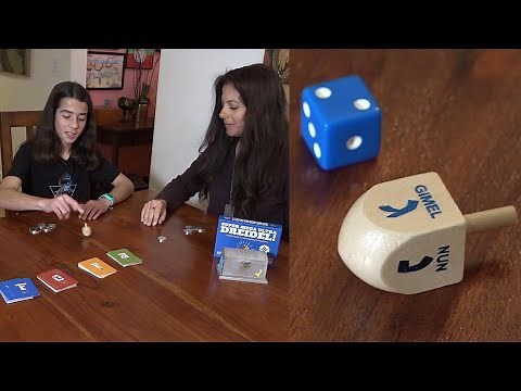 Teen Turns Hanukkah Dreidel-Playing Into a Creative Game