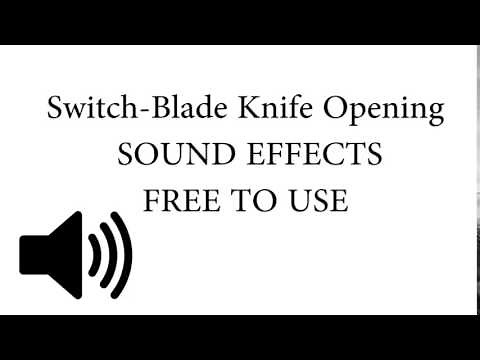 Switch blade knife opening and closing SOUND EFFECT