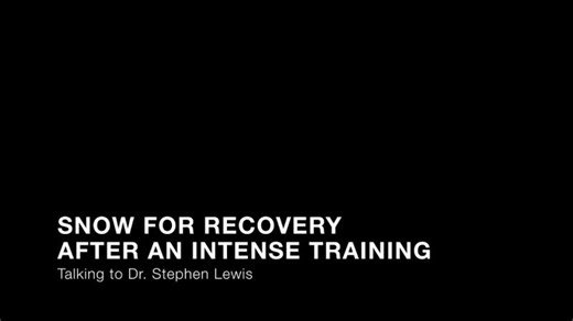 Cold Recovery with Snow | Stephen Lewis on Muscle Recovery | TechnoAlpin Indoor