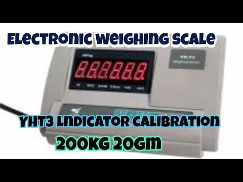 Electronic weighing scale 200kg 20gm Setting || इलेक्ट्रानिक काँटा 200kg 20gm Setting