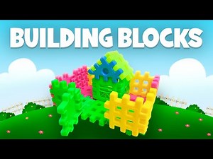 Building Block Toys for Kids - How to Make a House by Puzzle Blocks "Full Tutorial"