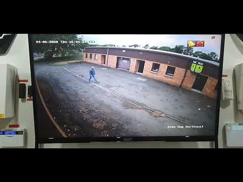 Line crossing and intrusion detection setup and demonstration on Hikvision CCTV GUI 4