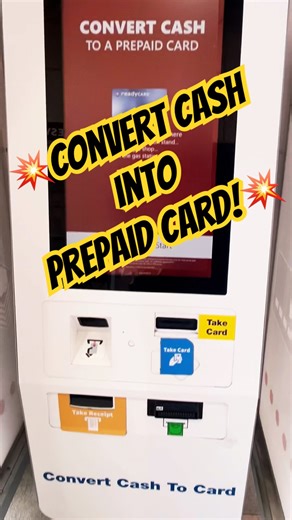 💥HOW TO CONVERT CASH INTO PREPAID CARD! #shorts