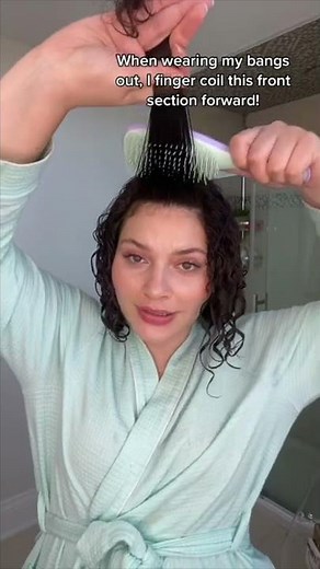 HOW TO PART & STYLE CURLY HAIR FOR VOLUME