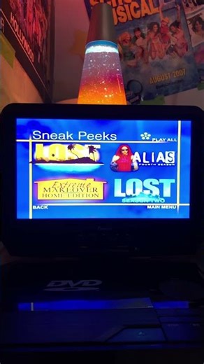 Sneak Peeks Menu from Empire 2005 DVD (Disc 1)