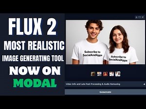 🔥 Flux 2 Is Here : Create Realistic Images from Text or Reference Images! NOW Run on Modal