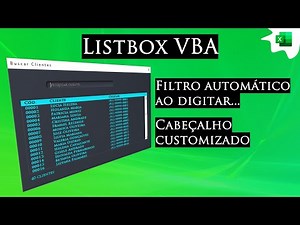Listbox VBA (with auto filter as you type) and custom header