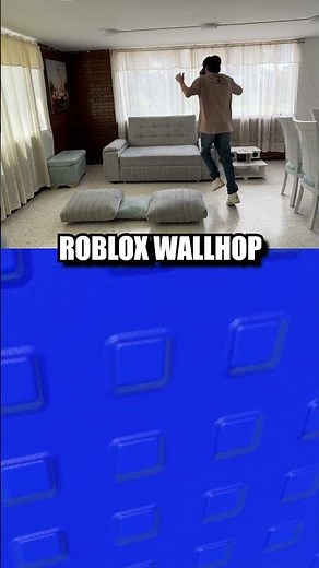 I TRIED TO DO THE PERFECT WALLHOP IN ROBLOX VR! 😨