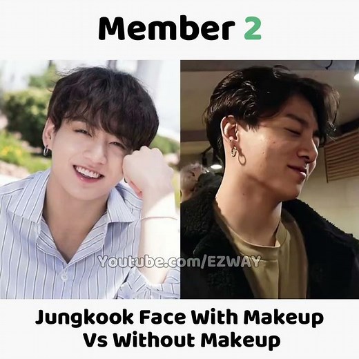 BTS Real Face With Makeup VS Without Makeup!!