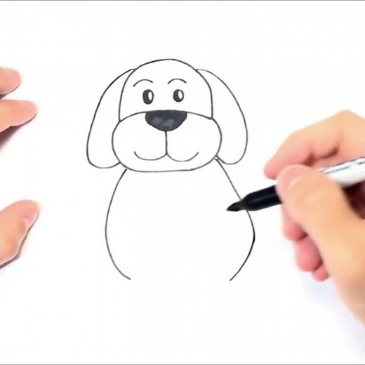 How to Draw a Dog | Sketching with Markers for Beginners