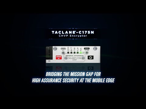 Meet the TACLANE®-C175N CHVP Encryptor