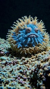 132K views · 5K reactions | The blue hairy frogfish is a master of camouflage, using a lure to ambush prey and ‘walking’ on the ocean floor with its fins | Discvr Blog | Facebook