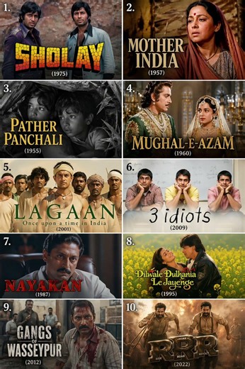 Top 1 movies of Indian Cinema #movie