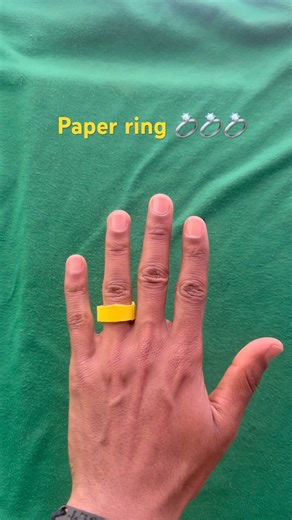 This Paper Ring Looks REAL 😱 | Easy Paper Ring Tutorial