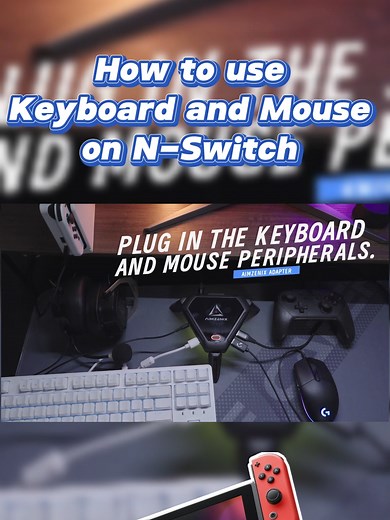 Cómo conectar teclado y mouse a Nintendo Switch