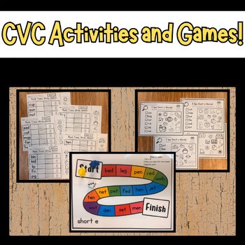 CVC Games and Activities