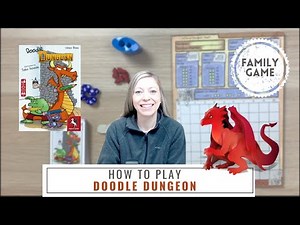 Doodle Dungeon | How to Play | Table Top Board Game | Family Board Game | Pegasus Spiele