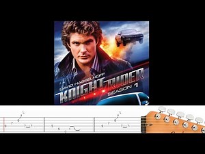 Knight Rider movie theme - Guitar Tab (Tabulature)