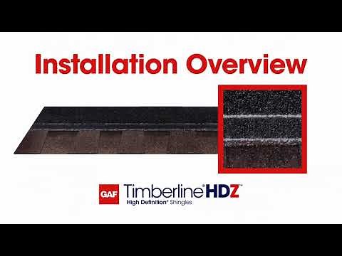 How to Shingle a Roof - How to Install Timberline HDZ Roof Shingles | GAF Roofing