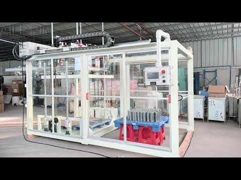 (With paper suction)AILE Automatic Empty Aerosol can unloading machine Aerosol cans Depalletizer